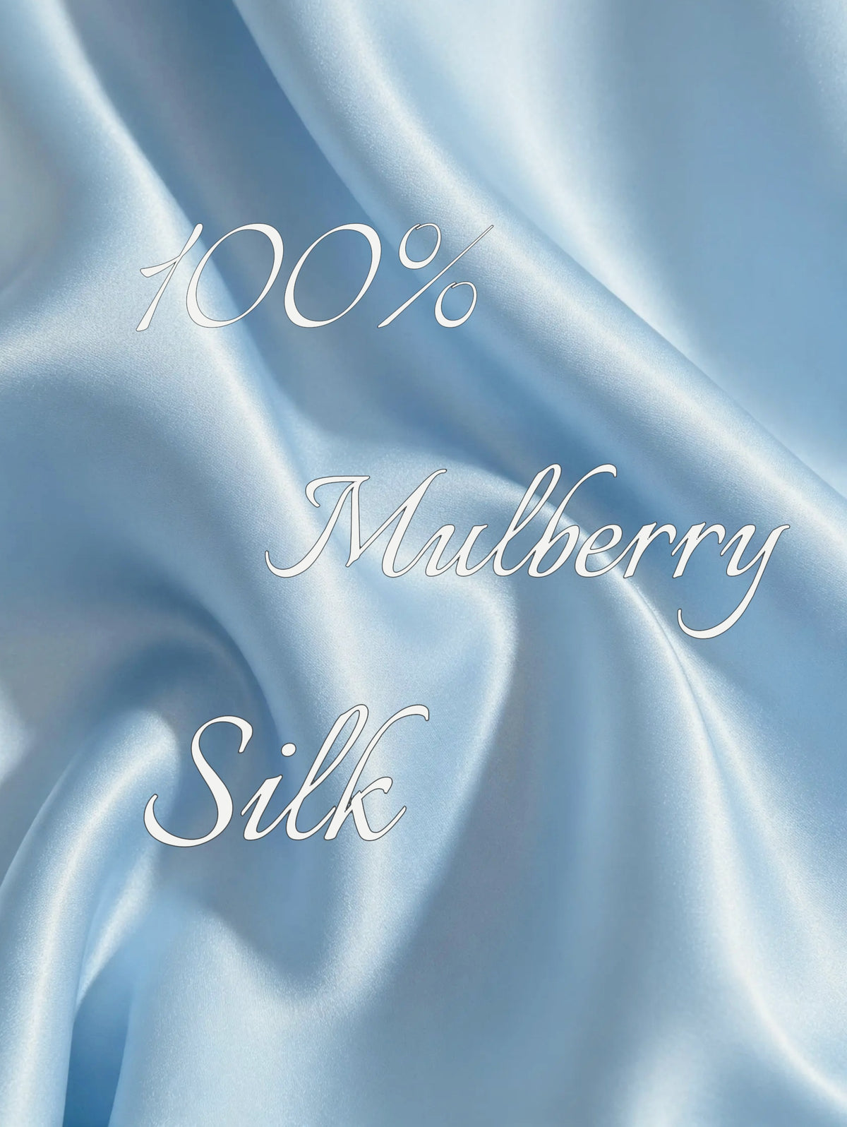 Lace Trim Silk Hijab Scarf Sky Blue